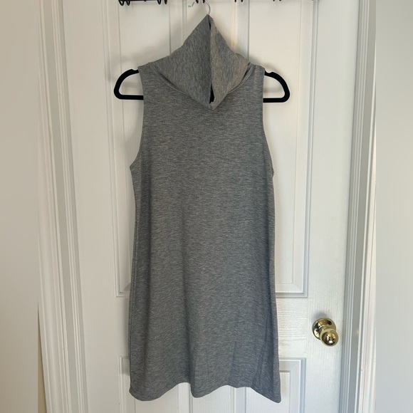 Leith Sleeveless Cowl Neck Gray Dress Size Medium - Picture 2 of 6